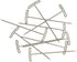 Dritz Home 214500 Bulk Package of Nickel-Plated Steel T-Pins, 350-Pack, Silver...