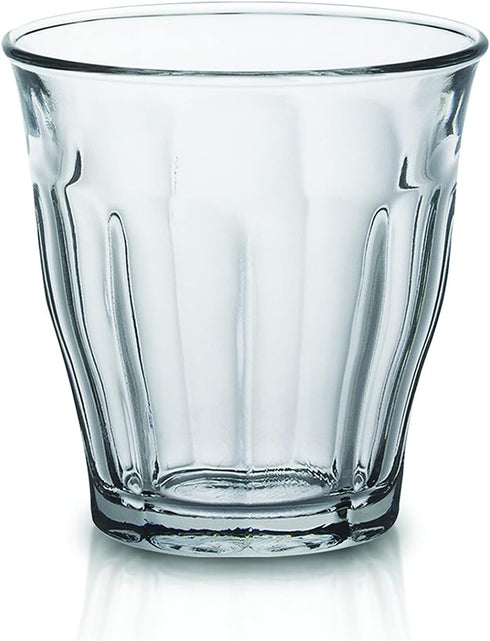 Duralex Picardie Glass Tumbler Set of 6, 10-7/8 ounce, Clear...