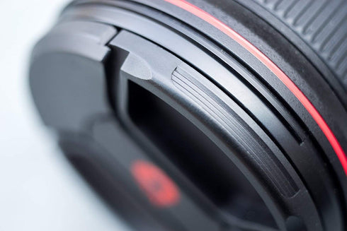 55mm Snap-On Center-Pinch Lens Cap, Extra Strong Springs, Camera Lens Cover, Made from 100% Recycled Plastic - Compatible with Nikon, Canon, Sony ...