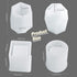 3 Pcs Cup Resin Silicone Mold, Kalolary Makeup Brush Holder Organizer Cylinder Craft Epoxy Mold, DIY Flower Planter Pot Molds, Cup Mold, Pen Holde...