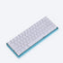 YMDK 1.5mm ABS 108 87 61 ANSI ISO Blank Milk Fog OEM Profile Shine Through Keycap for RGB MX Mechanical Keyboard GK61 (61 ANSI)(Only Keycap)...