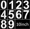 10 Inch Number Stencils Set Plastic Number Stencils Reusable Digital Templates for Cake Stencil Address Number Painting Stencils Templates...