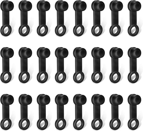 Pack-24 Car Disc Brake Lower Pump Oil Drain Screw Cap, Dustproof and Waterproof Rubber Sealing Cover, Brake Filler Port Grease Fitting Bleeder Cov...