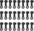 Pack-24 Car Disc Brake Lower Pump Oil Drain Screw Cap, Dustproof and Waterproof Rubber Sealing Cover, Brake Filler Port Grease Fitting Bleeder Cov...