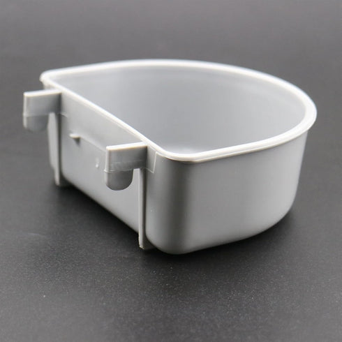 4 Pack Rabbit Feeder with Hook,Rabbit Food Bowl,Guinea Pig Plastic Food Basin Dish, Bunny Water Bowl, Chinchilla Hanging Portable Feeding Bowl?Gre...