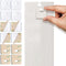 (30 Set/ 60 Pieces) Clear Vertical Blind Repair Tabs, Vertical Blind Repair Kit, Vertical Blinds Replacement slats with 2 Alcohol Wipes...