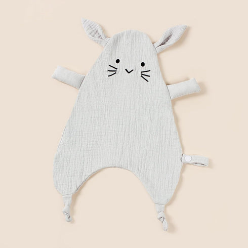 2 Pcs Baby Security Blanket Lovely Muslin Security Blanket Baby Comforter Soft Breathable Soothing Towel Gift for Baby Shower, 40cm x 27cm...