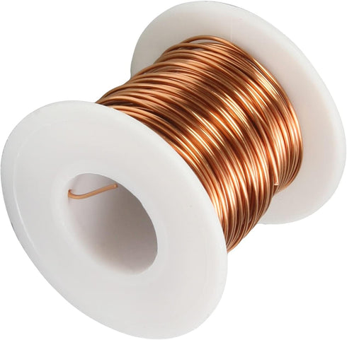 Fielect 0.8mm Inner Dia Magnet Wire Enameled Copper Wire Winding Coil 65.6Ft Length QA-1-155 2UEW Model Widely Used for A Variety of Motors...