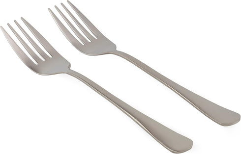 Cornucopia Brands Serving Fork (2 Pack) Set of Two (2)- Elegant Top of the Line Serving Forks, Buffet & Banquet Style Serving Forks, 9" Stainless ...