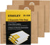 Stanley 25-1228 Disposable Filter Dust Bag Fits 2.5-3.5 Gallon Wet/Dry Vacuum Cleaner Compatible With SL18136, 3 Pack...
