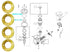 219235 500407 O-Ring Main Valve Spring Compatible with Paslode F350, F-350S, F-250S-PP, F400S, F325C Framing Nailer(4/Pack)...