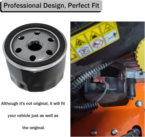49065-0721 Oil Filter Compatiable with Kawasaki FR730V FX730V FR691V FS691V FR600V FX691V FS651V FR651V FX600V Engines Replace 49065-7007 1Pcs...