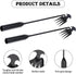 Weeder Puller Tool Weeding Tools Weed Puller Tool for Weed Artifact Uprooting Weeding Tool,4 Teeth Manganese Gardening Hand Weeder Tools,Garden We...