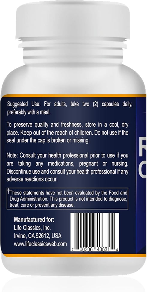 Resveratrol Complex Potent Antioxidants, 120 Capsules, 60 Days...