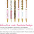 Graphique Cheetah Fashion Pen - 5.5" Ballpoint Pen with Refillable Black Ink, Twist-Top Pen, Makes a Beautiful and Unique Gift...