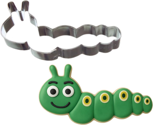 Foose Cookie Cutter 7 Piece Insect 3.5 in Dragonfly, 4.25 in Caterpillar, 3 in Ladybug, 4.5 in Butterfly, 3.5 in Grasshopper, 4.25 in Snail, 3.25 ...