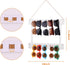 Sunglasses Organizer Wood Storage Eye Glasses Holder for Home Wall Mounted,Sunglasses Rack Home Wall Hanging Storage Organizer (2pcs White)...