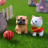 MAOMIA 12 Pcs Mini Dog Figure Animal Toys Cake Topper Puppy Figures Miniature Dog Figurines Collection Playset for Christmas Birthday Gift Desk De...