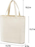 Veyist 2 Pcs Reusable Large Canvas Tote Bags, Blank Multi-purpose Canvas Bags, Suitable for DIY Project, Grocery, Shopping....