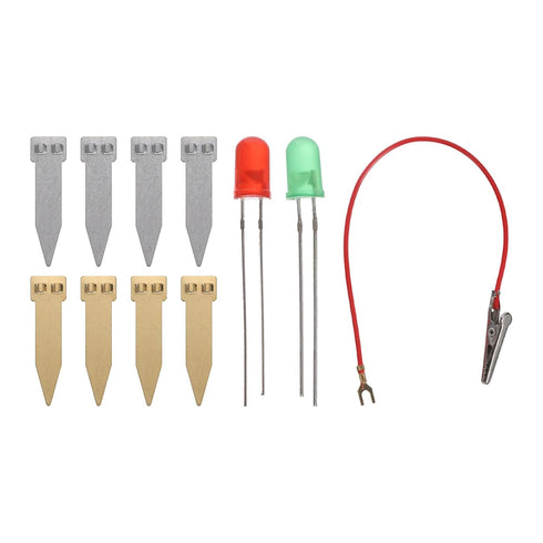 PATIKIL Fruit Battery Science Kit, Fruit Battery Light Science Kit DIY Experiment Orange Potato Lemon Physics Teaching with RGB LED for Educationa...