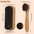 2 Pcs Shoe Brush, Boot Brush, Horsehair Brush Shoe Kit Shoe Cleaning Brush Polish Brush Shoe Cleaner Brush Leather Cleaning Brush Shoe Shine Brush...