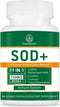 700MG Sod Superoxide Dismutase Supplement - High Potency Antioxidant Supplement for Cellular Health - 60 Capsules...