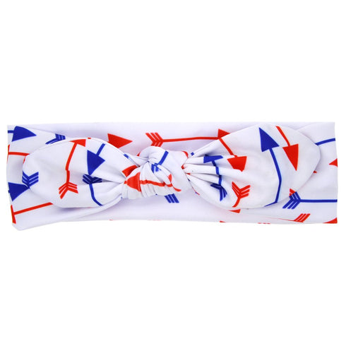 BinaryABC 4th of July Baby Headband,Flower America Flag Headband,independence Day Headwear Hairband,2Pcs...