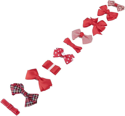 Boutique Baby Girls Toddler Hair Bow Clips Barrettes with Hair Bows Holder...