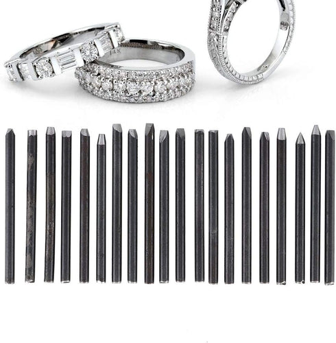 Metal Jewelry Anvil Chisel, Anvil Chisel Equipment Kit for Jewelry High Hardness Steel Punches Set Professional Jewelry Punch Stamp Mold for Jewel...