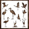 Crane Stencil - Bird Stencil, Bird Stencils, Bird Template - Awesome Stencils - Art Stencils for Painting on Wood, Canvas, Paper, Fabric, Wall, an...