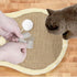 Nanu Lopez Cat Scratching Wall Pad, Premium Plush Small Scratcher Post with Hanging Ball for Indoor Cats, Durable Recyclable...
