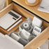 Poeland Drawer Divider Organizer Adjustable DIY Grid Honeycomb Drawer Divider for Underwear Belt Scarf Socks Gray...