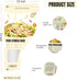 48 Pack Salad Dressing Container to Go, 3.5oz Small Disposable Food Storage Bag, Yogurt Applesauce Pouch, Snack Sauce Condiment Container, Nut Fru...