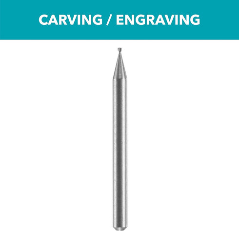 Dremel 108 Rotary Tool Accessory Engraving Bit- Perfect for Wood, Plastic, Linoleum, and Soft Metals...