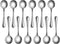 New Star Foodservice 58185 Slimline Pattern, 18/0 Stainless Steel, Bouillon Spoon, 5.7-Inch, Set of 12...