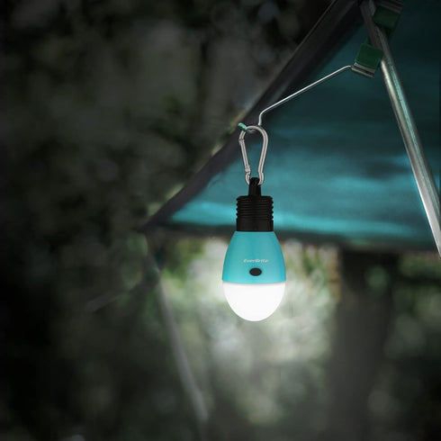 EverBrite Rechargeable Camping Light,Portable Tent Lantern,3 Lighting Modes, Hanging Tent Light Bulbs with Clip Hook for Hiking, Fishing, Backpack...