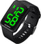 Digital Sport Watch, Fashion LED large digital display Watch Outdoor 50M Waterproof Rubber Bands Wristwatch for Men Women Teens Students...