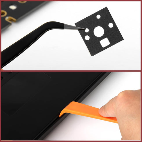 Poron Keyboard Pcb Foam 84 Layout,Poron Switch Pads 120Pcs and Keyboard Sound Dampeners for Custom Keyboard...