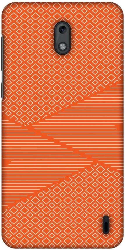AMZER Slim Fit Handcrafted Designer Printed Snap On Hard Shell Case Back Cover with Screen Cleaning Kit Skin for Nokia 2 - Carbon Fibre Redux Tang...
