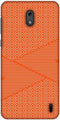 AMZER Slim Fit Handcrafted Designer Printed Snap On Hard Shell Case Back Cover with Screen Cleaning Kit Skin for Nokia 2 - Carbon Fibre Redux Tang...