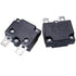 2Pcs Thermal Circuit Breaker 15Amp Thermal Overload Protector L2 Series 125-250V AC 50V DC Automatic Reset Relay Fuse Thermal Switch Circuit Break...