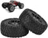 2pcs Toys Car Tire, PX RC Truck Rubber Wheel Tire with Hub for 9301 1/18 Model Car...
