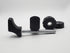 M10 (10mm) Quarter Round Spindle Rod Adapter 2 Pack for Pressure Mounted Baby and Pet Safety Gates (10mm, Black)...