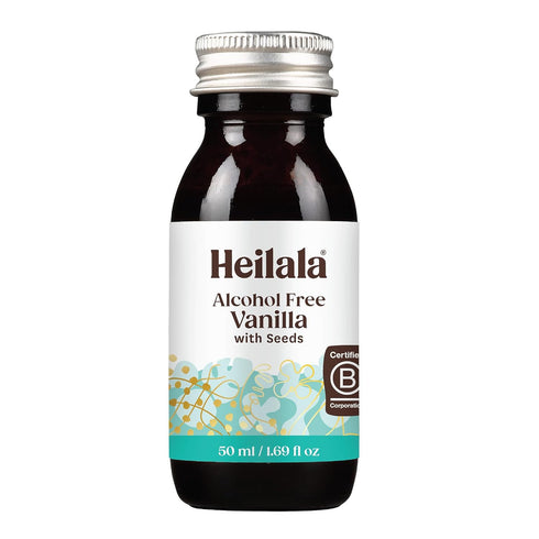 HEILALA - Alcohol Free Pure Vanilla Extract - With Vanilla Bean Seeds - Hand-Selected, Ethically Sourced & Cold-Pressed - 50ml...