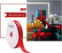 3/8 Inch Solid Satin Ribbon Red Double Face Satin Ribbon for Crafts, Gift Wrapping?Party Favor? Baby Shower?Invitation Embellishments?DIY Hair Acc...
