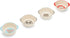 Red Rover Animal Bamboo Kid's Bowls Multicolor, Set of 4...