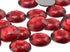 30mm Flat Back Round Acrylic Rhinestones Plastic Circle Gems for Costume Making Cosplay Jewels Pro Grade Embelishments - 12 Pieces (Red Ruby H103)...