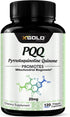 PQQ Supplement Veggie Capsules (Pyrroloquinoline Quinone), 99,7%+ Highly Purified - Promotes Mitochondrial Biogenesis, Energy Optimizer, Heart Hea...
