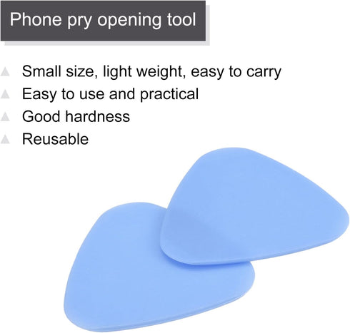 MECCANIXITY Phone Pry Opening Tools Plastic 50pcs Light Blue 1mm Thick for Mobile Phone PC Tablet Laptop LCD Screen Repair, Guitar Picks...