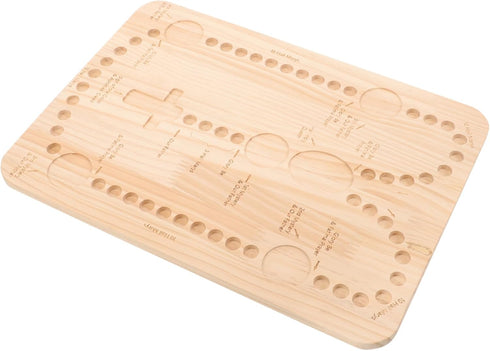 NUOBESTY Bead Board Beading Tools Beading Board Bead Rosary Board Bead Making Tray Necklace Bracelets Bead Design Board Ead Boards for Jewelry Mak...